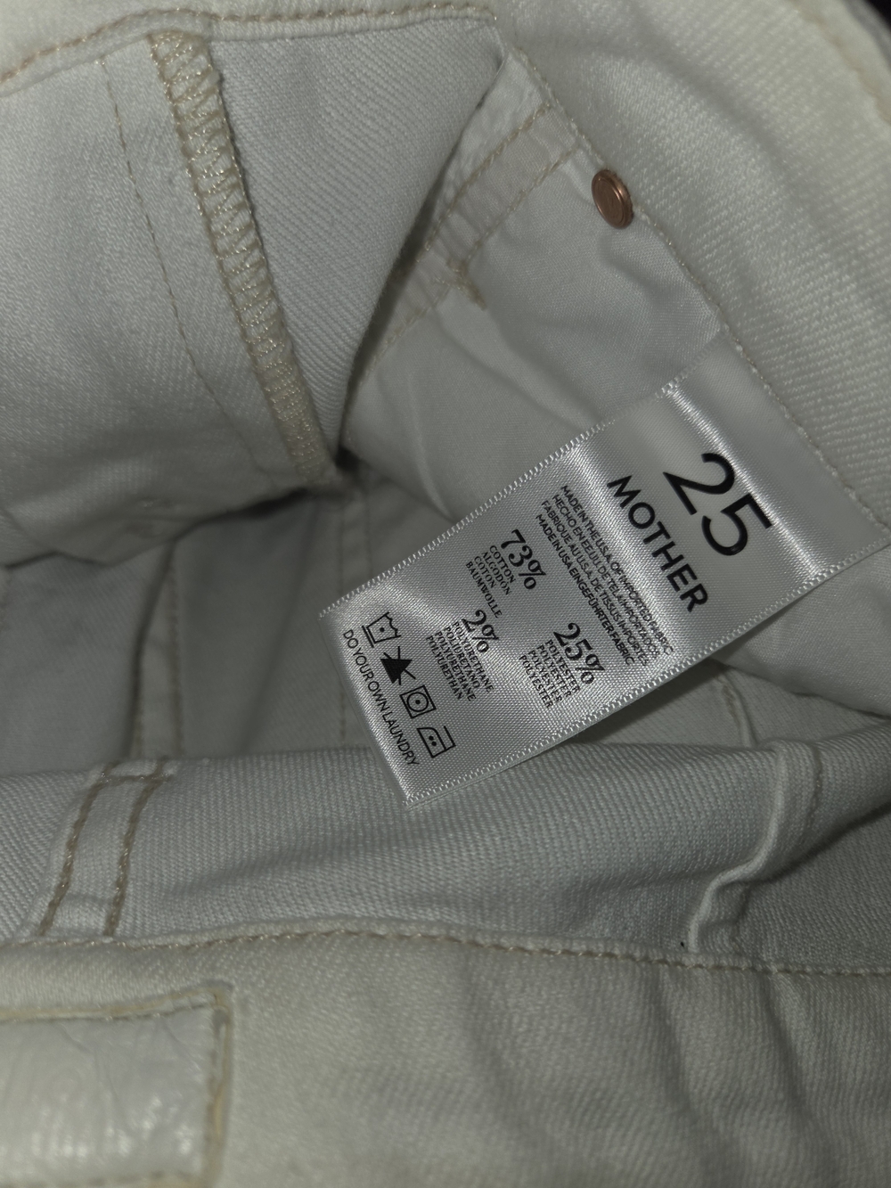 HTF Mother jeans colorblock Looker in  Scent of Sake 25 - Picture 11 of 14